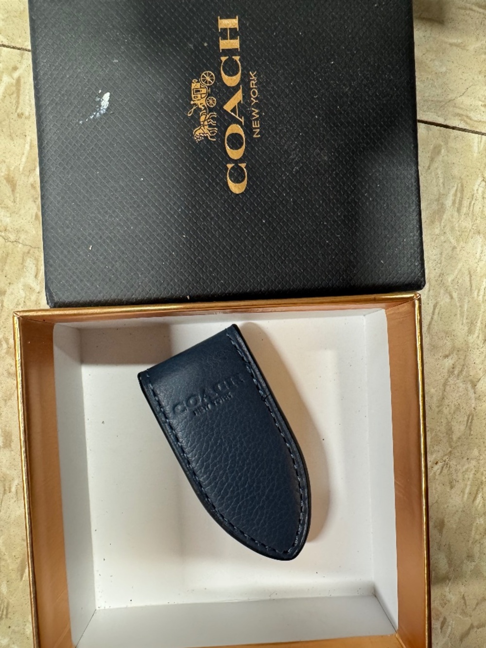 Men’s brand new coach money clip